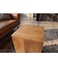 Invicta Interior Bijzettafel CASTLE 45cm mangohout bruin honing afwerking - 49347