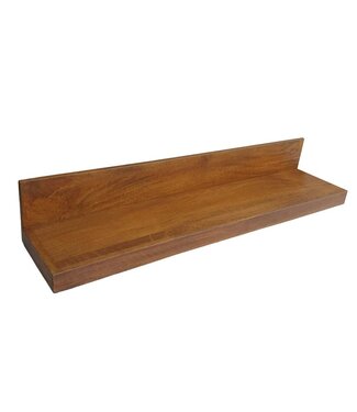 Invicta Interior Wandplank MAKASSAR 80cm mangohout bruin honing afwerking - 49348