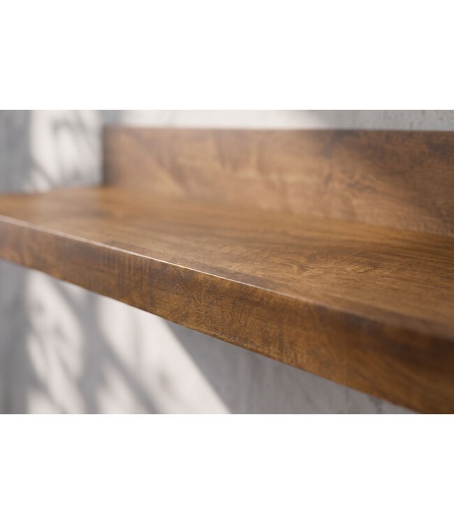 Invicta Interior Wandplank MAKASSAR 80cm mangohout bruin honing afwerking - 49348