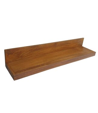 Invicta Interior Wandplank MAKASSAR 110cm mangohout bruin honing afwerking - 49350