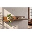 Invicta Interior Wandplank MAKASSAR 110cm mangohout bruin honing afwerking - 49350