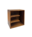 Invicta Interior Bijzettafel CUBUS 45cm met opbergvak mangohout bruin honing afwerking - 49352