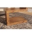 Invicta Interior Bijzettafel S 60cm met opbergruimte mangohout bruin honey finish - 49354
