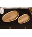 Invicta Interior Dienblad AMAZONAS set van 2 mangohout natuurlijk crèmekleurig afgewerkt - 49356