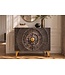 Invicta Interior Dressoir GOLDEN SUNSET 100cm 3D mango wood zwart goud - 49369
