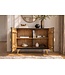 Invicta Interior Dressoir GOLDEN SUNSET 100cm 3D mango wood zwart goud - 49369