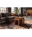 Invicta Interior Bijzettafel MAKASSAR 25-45cm set van 3 mangohout bruin honing afwerking - 49377