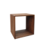 Invicta Interior Bijzettafel MAKASSAR 45cm met opbergruimte mangohout bruin honingtint - 49378
