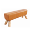 Invicta Interior Zitbank TURNBOCK 120cm mangohout echt leer cognac bruin - 49394
