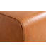 Invicta Interior Zitbank TURNBOCK 120cm mangohout echt leer cognac bruin - 49394