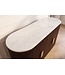 Invicta Interior Dressoir GATSBY 140cm mangohout bruin marmer blad wit - 49524