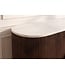Invicta Interior Dressoir GATSBY 140cm mangohout bruin marmer blad wit - 49524