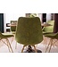 Invicta Interior Stoel SCANDINAVIA MEISTERSTÜCK chenille ornament groen - 70009