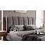 Invicta Interior Bed MILANO 180x200cm vogue fluweel grijs - 6542775