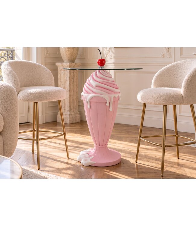 Invicta Interior Bistrotafel SWEET SOCIETY Soft Pop 90cm pastel roze - 70100