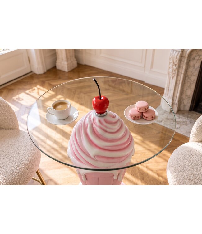 Invicta Interior Bistrotafel SWEET SOCIETY Soft Pop 90cm pastel roze - 70100