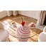 Invicta Interior Bistrotafel SWEET SOCIETY Soft Pop 90cm pastel roze - 70100