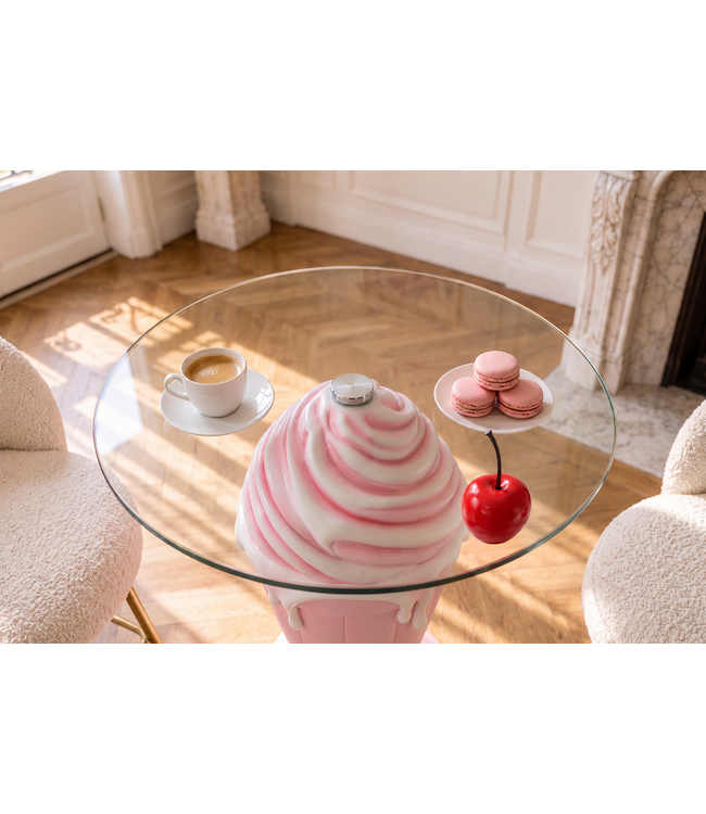 Invicta Interior Bistrotafel SWEET SOCIETY Soft Pop 90cm pastel roze - 70100