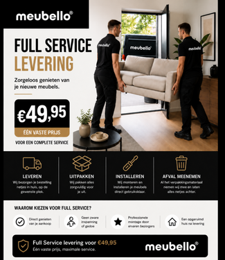 Meubello Services Full service levering €49.95