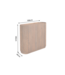 Invicta Interior Barmeubel ADLON 140cm 3D textuurfront afgeronde hoeken mangohout bruin met wijnrek - 48821