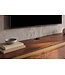 Invicta Interior TV-Meubel MONZA 160cm met kabelmanagement hangend geribd front bruin mangowood gouddetails - 48837