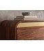 Invicta Interior TV-Meubel MONZA 160cm met kabelmanagement hangend geribd front bruin mangowood gouddetails - 48837