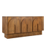 Invicta Interior Dressoir ARCADIA 160cm gebogen front gegroefde voet mangohout bruin - 48840