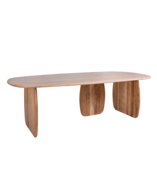 Invicta Interior Eettafel SCULPTURA 240cm ovaal sculptuur frame acacia hout naturel - 49258