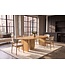 Invicta Interior Eettafel SCULPTURA 240cm ovaal sculptuur frame acacia hout naturel - 49258