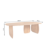 Invicta Interior Eettafel SCULPTURA 240cm ovaal sculptuur frame acacia hout naturel - 49258