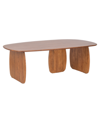 Invicta Interior Eettafel SCULPTURA 240cm ovaal sculptuur frame acacia hout bruin - 49259