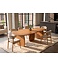 Invicta Interior Eettafel SCULPTURA 240cm ovaal sculptuur frame acacia hout bruin - 49259