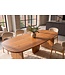 Invicta Interior Eettafel SCULPTURA 240cm ovaal sculptuur frame acacia hout bruin - 49259