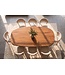 Invicta Interior Eettafel SCULPTURA 240cm ovaal sculptuur frame acacia hout bruin - 49259