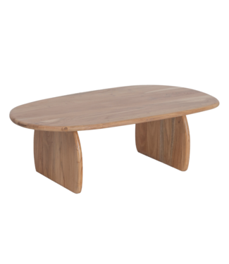 Invicta Interior Salontafel SCULPTURA 110cm sculptuurvorm acacia hout naturel - 49266