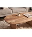 Invicta Interior Salontafel SCULPTURA 110cm sculptuurvorm acacia hout naturel - 49266