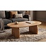 Invicta Interior Salontafel SCULPTURA 110cm sculptuurvorm acacia hout naturel - 49266