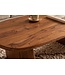 Invicta Interior Salontafel SCULPTURA 110cm sculptuurvorm acacia hout bruin - 49267
