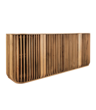 Invicta Interior Dressoir SCULPTURA 170cm open latten front afgeronde hoeken mangohout naturel - 49268