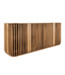 Invicta Interior Dressoir SCULPTURA 170cm open latten front afgeronde hoeken mangohout naturel - 49268