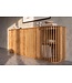 Invicta Interior Dressoir SCULPTURA 170cm open latten front afgeronde hoeken mangohout naturel - 49268