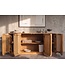 Invicta Interior Dressoir SCULPTURA 170cm open latten front afgeronde hoeken mangohout naturel - 49268
