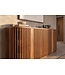 Invicta Interior Dressoir SCULPTURA 170cm open latten front afgeronde hoeken mangohout bruin - 49269