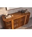 Invicta Interior Dressoir SCULPTURA 170cm open latten front afgeronde hoeken mangohout bruin - 49269