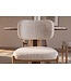Invicta Interior Stoel BELLANO chenille crèmekleurig beige met eikenkleurige metalen poten - 49296