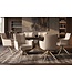Invicta Interior Draaistoel LUGANO 360° auto-terugkeer met armleuningen 150 kg laadvermogen chenille tweed beige - 49326