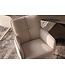 Invicta Interior Draaistoel LUGANO 360° auto-terugkeer met armleuningen 150 kg laadvermogen chenille tweed beige - 49326