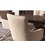 Invicta Interior Draaistoel LUGANO 360° auto-terugkeer met armleuningen 150 kg laadvermogen chenille tweed beige - 49326