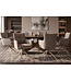 Invicta Interior Draaistoel LUGANO 360° auto-return met armleuningen 150 kg draagvermogen chenille tweed taupe - 49327