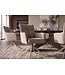 Invicta Interior Draaistoel LUGANO 360° auto-return met armleuningen 150 kg draagvermogen chenille tweed taupe - 49327